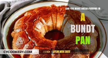 Bread Pudding in a Bundt Pan: Is it Possible?
