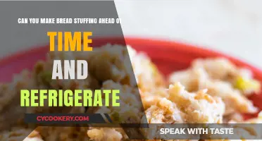 Prep and Chill: Making Bread Stuffing Ahead for Stress-Free Meals