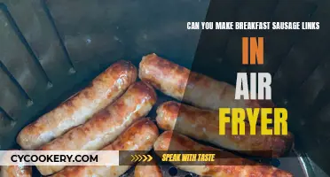 Making Breakfast Sausage Links in an Air Fryer