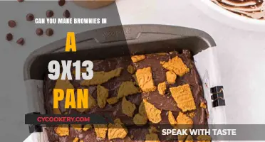 Baking Brownies: 9x13 Pan Possibilities