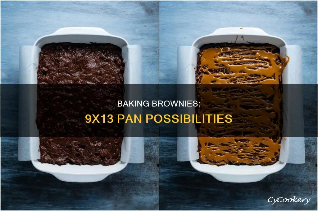 can you make brownies in a 9x13 pan