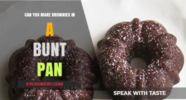 Baking Brownies: Bundt Pan Experiment