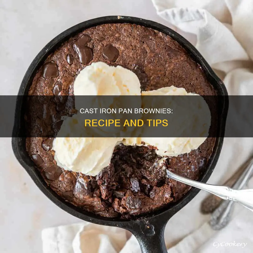 can you make brownies in a cast iron pan