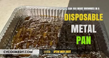 Disposable Metal Pans: Perfect for Baking Brownies?