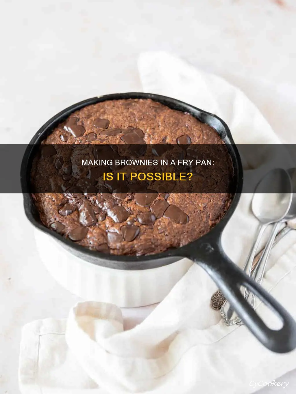 can you make brownies in a fry pan