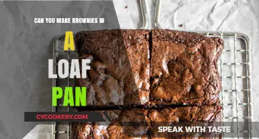 Baking Brownies: Loaf Pan Experiment