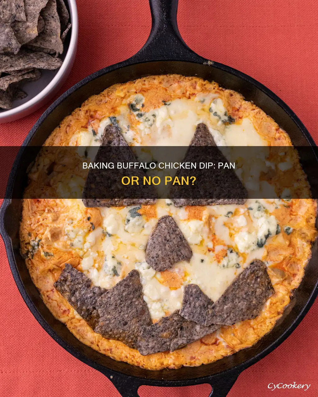 can you make buffalo chicken dip in a baking pan