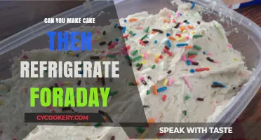 Baking Ahead: Can You Refrigerate Cake Batter Overnight?