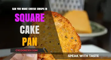 Making Cheese Crisps: Square Pan, Possible?