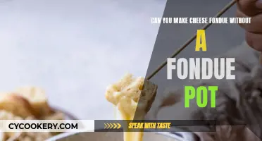 Cheese Fondue Without a Fondue Pot: Is It Possible?