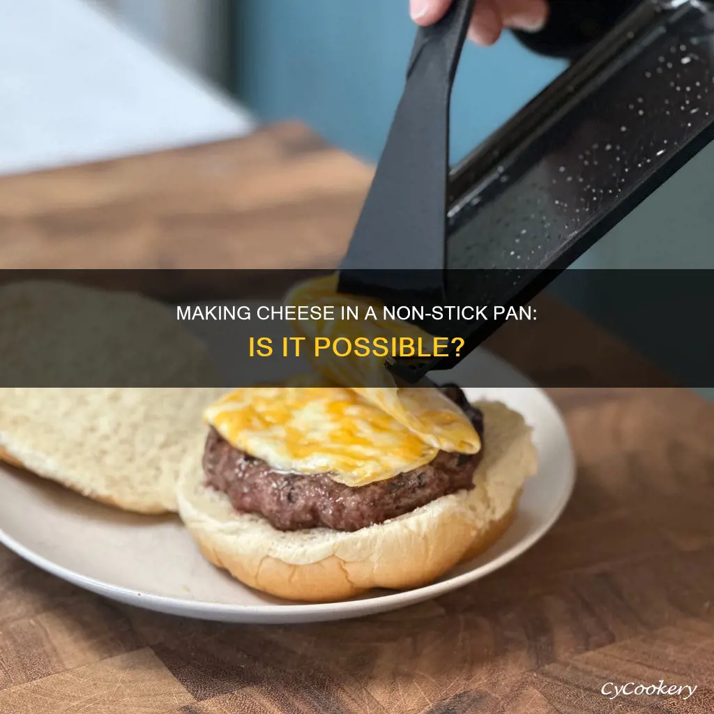 can you make cheese in a non stick pan