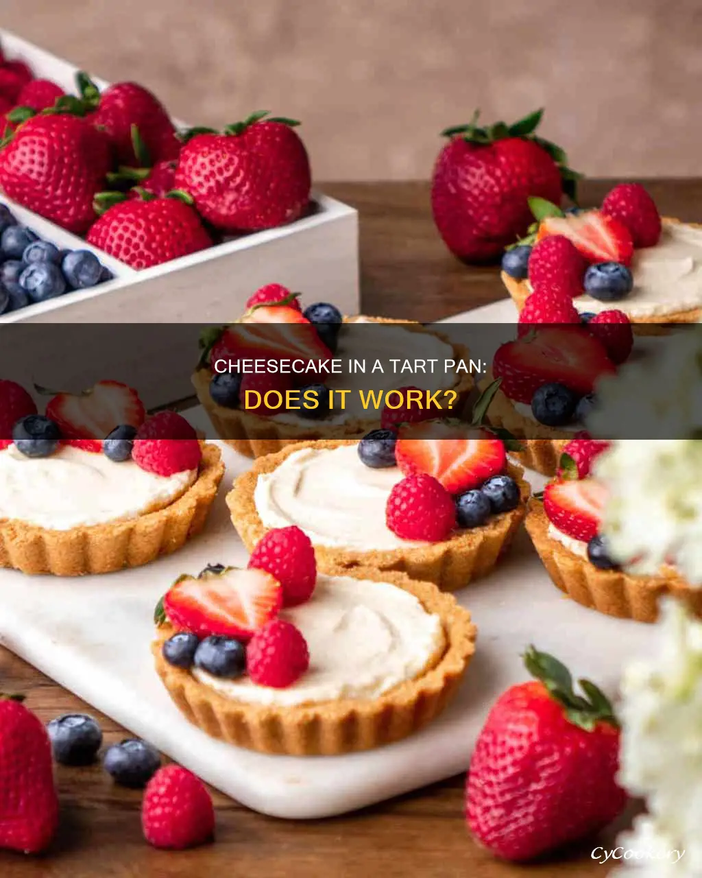can you make cheesecake in a tart pan