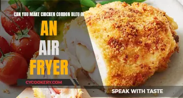 Air-Fried Chicken Cordon Bleu: A Healthy, Quick Treat