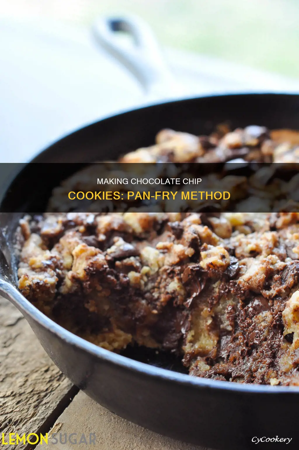 can you make chocolate chip cookies in a pan