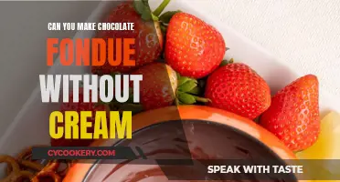 Chocolate Fondue Without Cream: Is It Possible?