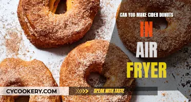 Air-Fried Cider Donuts: A Tasty Treat