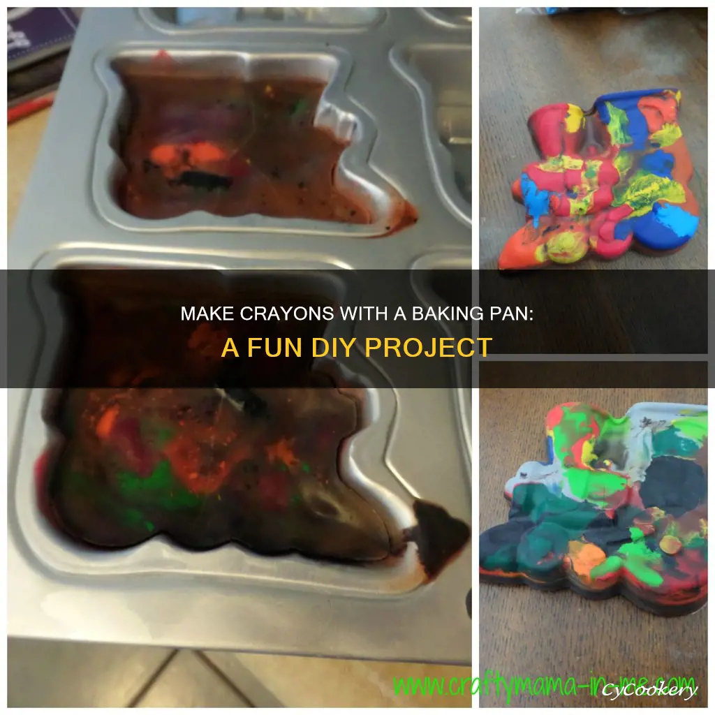 can you make crayons with a baking pan