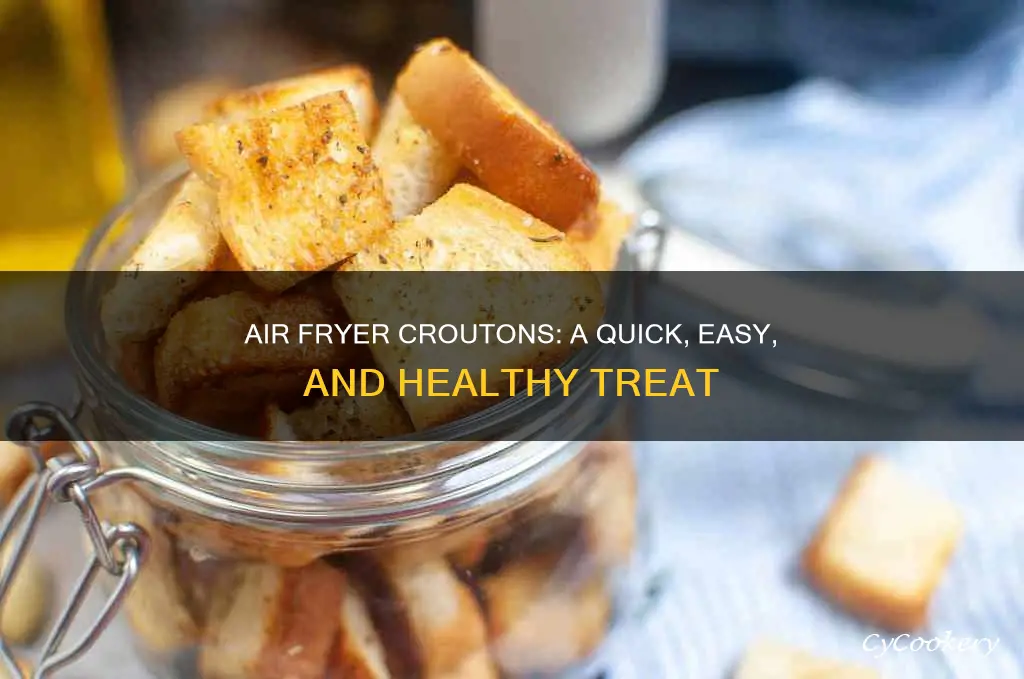 can you make croutons in an air fryer