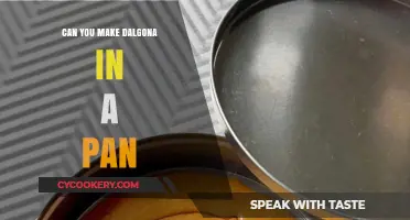 Making Dalgona in a Pan: Is it Possible?