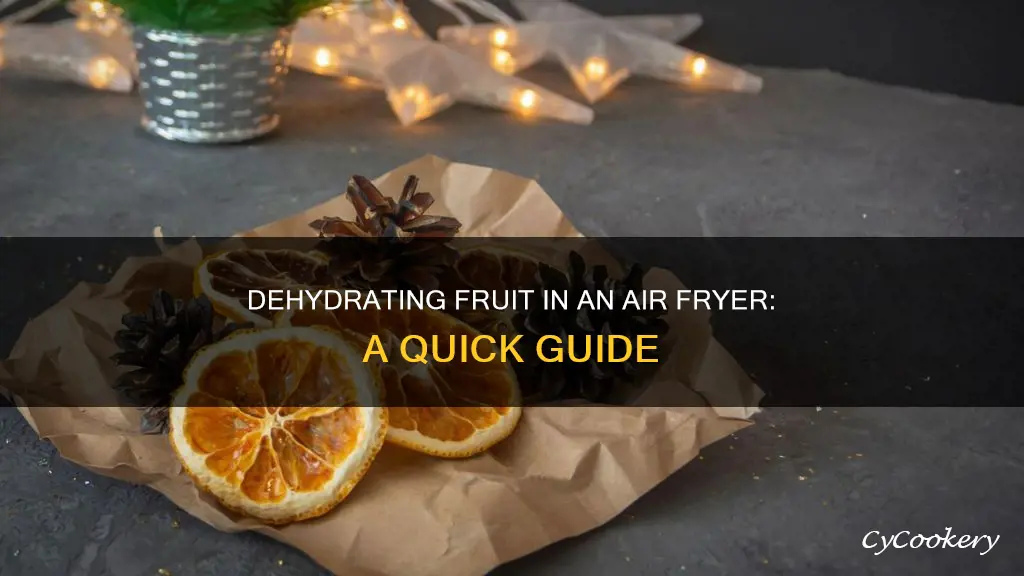 can you make dehydrate fruit in air fryer