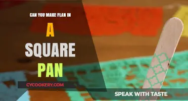 Making Flan: Square Pan, Round Pan, Any Pan?