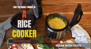 Fondue in a Rice Cooker: Is It Possible?