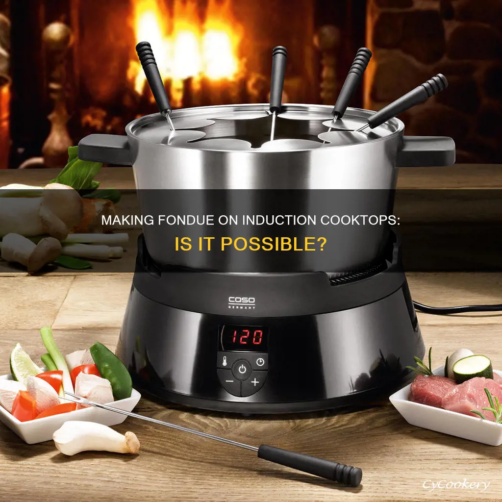 can you make fondue on an induction cooktop