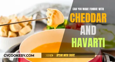 Cheddar and Havarti Fondue: A Delicious Experiment