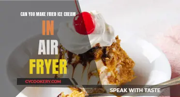 Air-Fried Ice Cream: A Tasty, Quick Treat