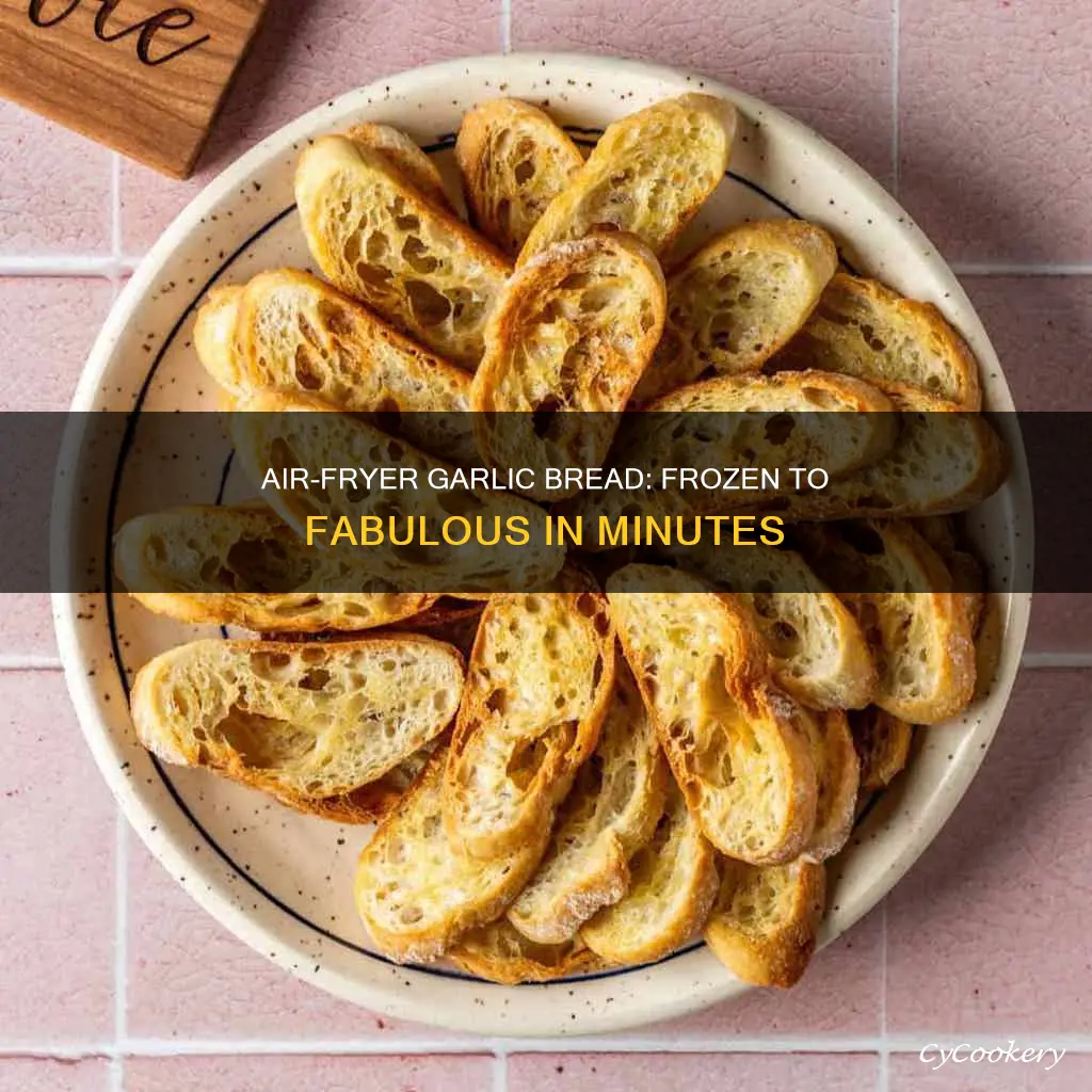 can you make frozen garlic bread in the air fryer