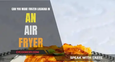 Air-Fryer Frozen Lasagna: Quick, Easy, and Delicious!