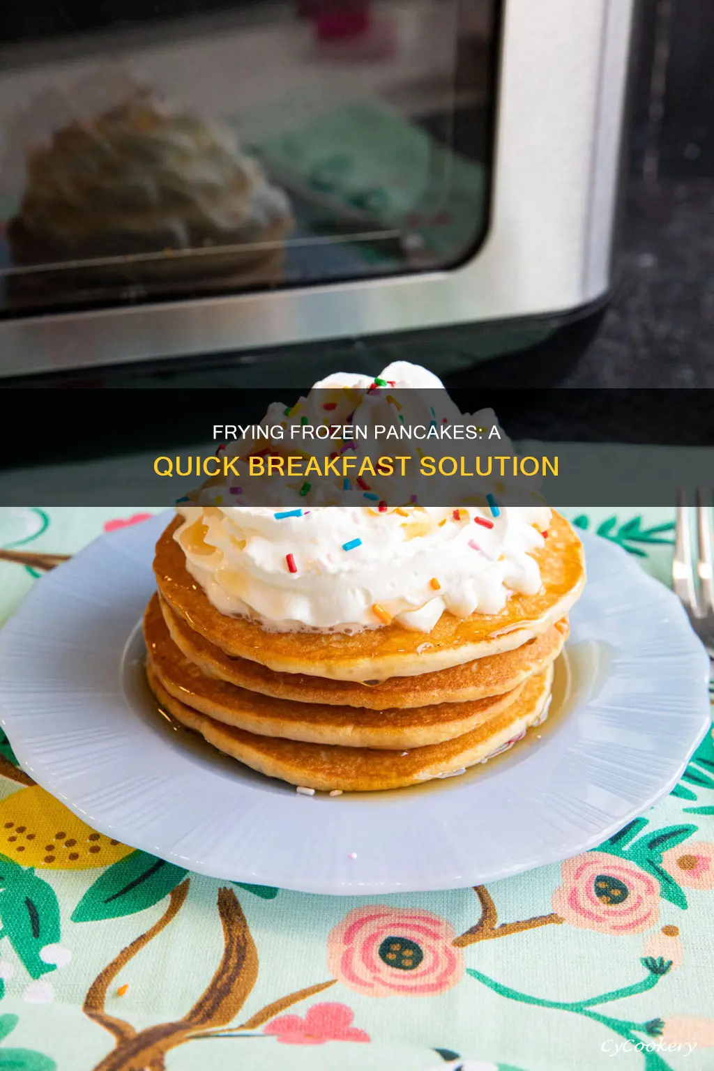 can you make frozen pancakes on a frying pan