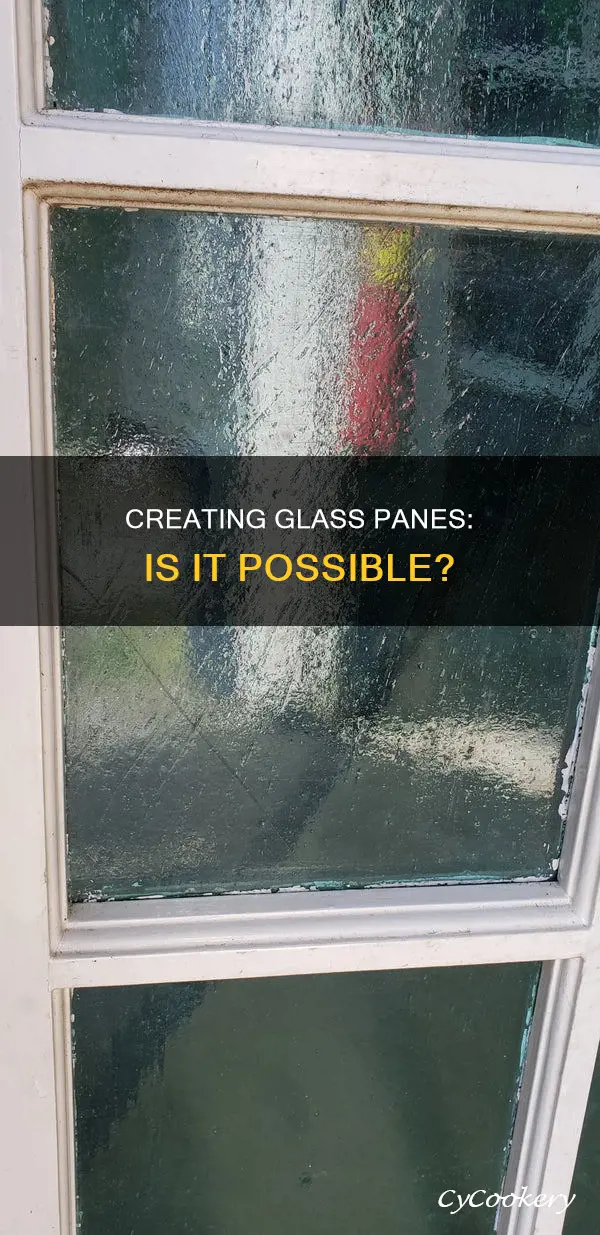 can you make glass panes glass