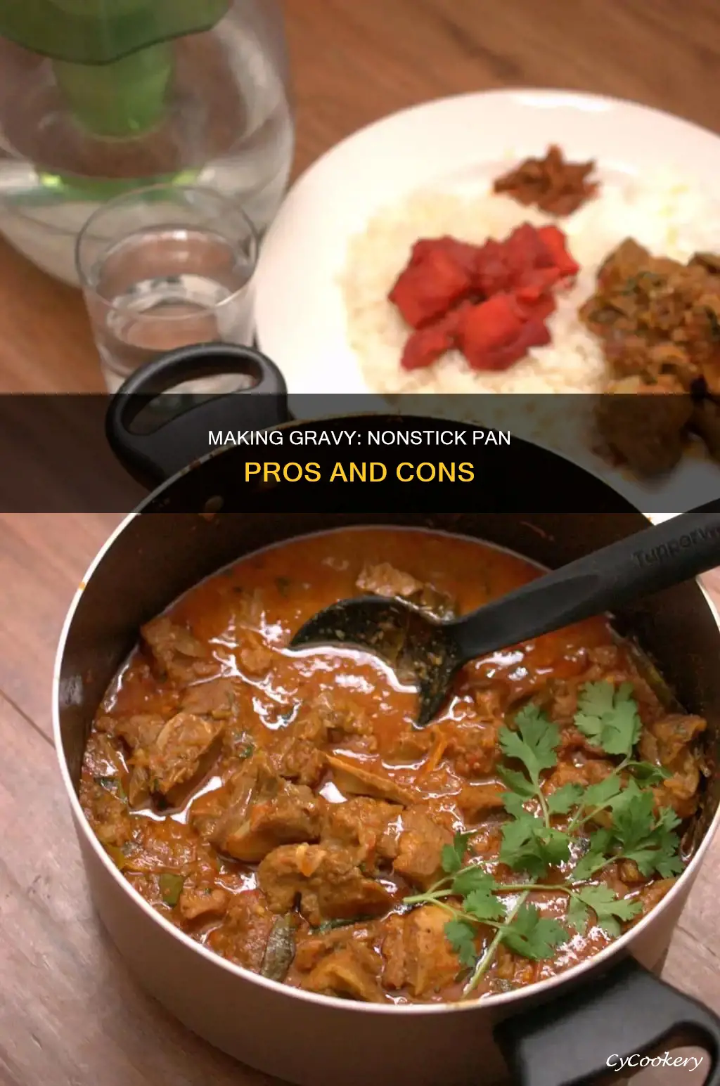 can you make gravy in a nonstick pan