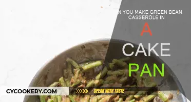 Green Bean Casserole: Cake Pan Experiment
