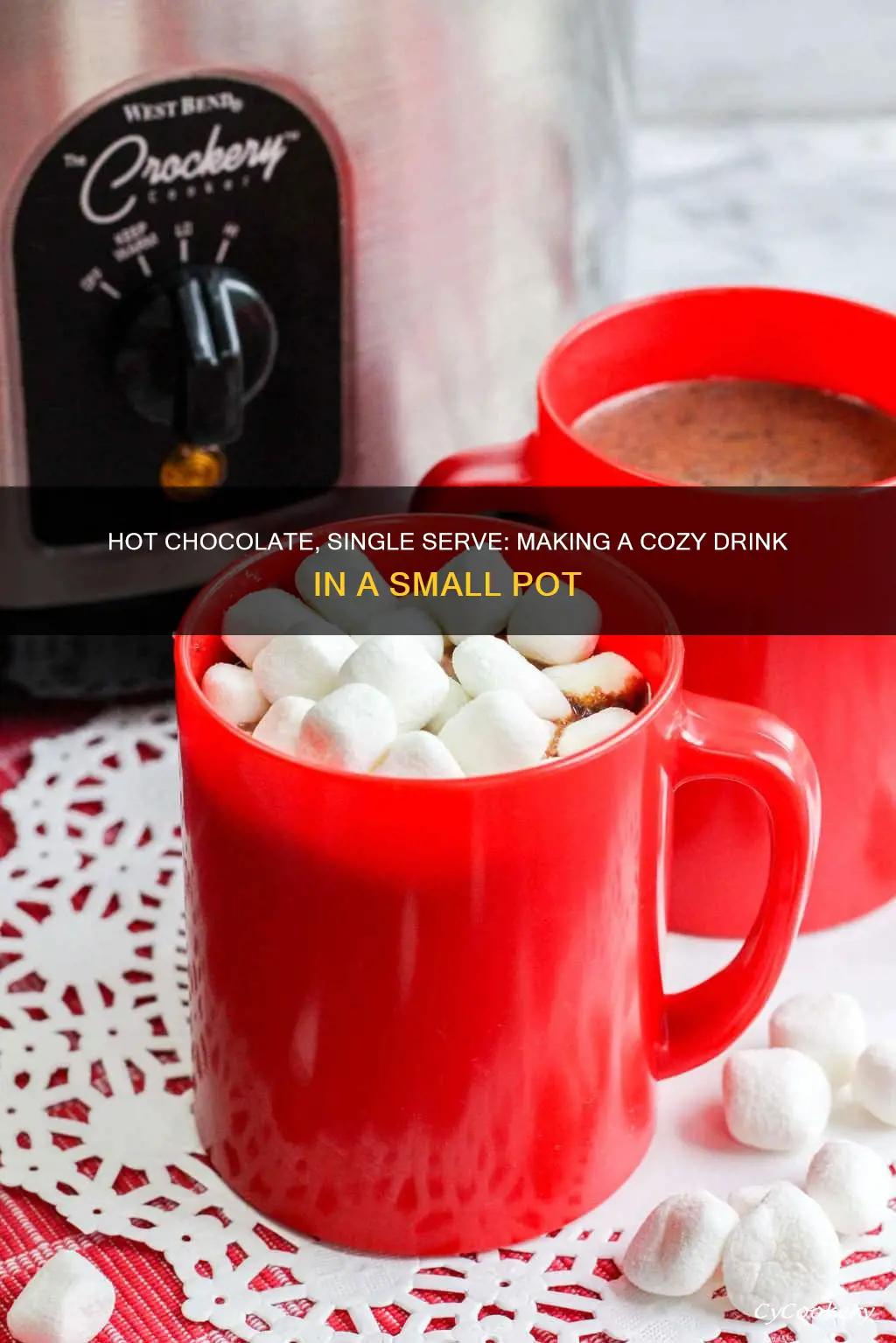 can you make hot chocolate in a single serving pot