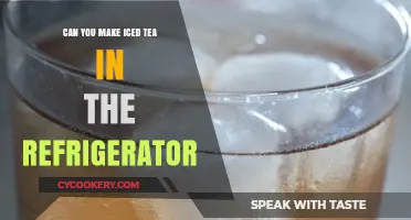 Chill and Brew: Making Iced Tea in Your Fridge