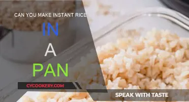 Making Instant Rice: Pan-Friendly or Not?