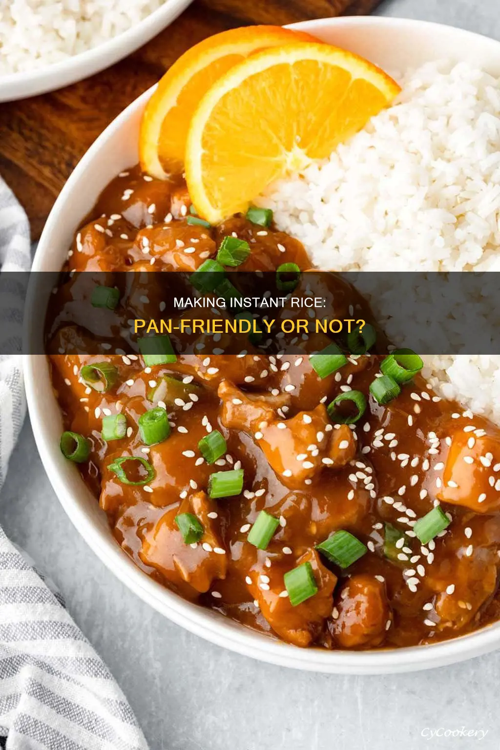 can you make instant rice in a pan