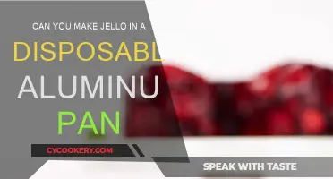Making Jello in an Aluminum Pan: Is It Possible?
