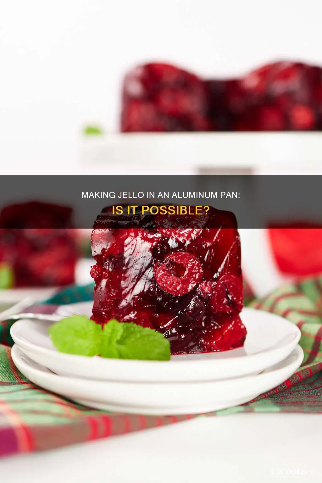 can you make jello in a disposable aluminum pan