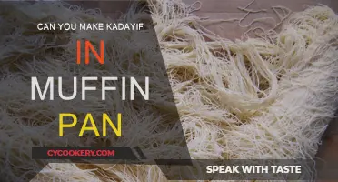 Making Kadayif: Muffin Pan Method