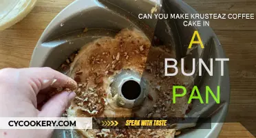 Krusteaz Coffee Cake: Bundt Pan Baking