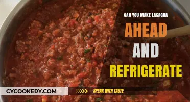 Make-Ahead Lasagna: Refrigerate and Reheat for Easy Weeknight Dinners