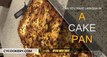 Lasagna in a Cake Pan: A Creative Twist