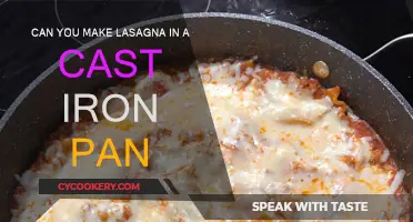 Cast Iron Lasagna: A Tasty Twist on Tradition