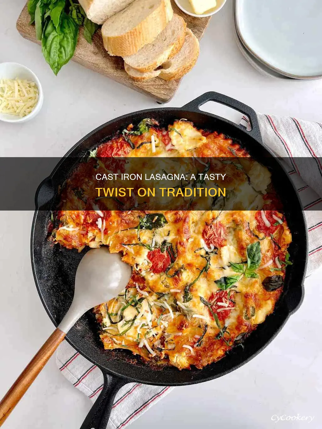 can you make lasagna in a cast iron pan
