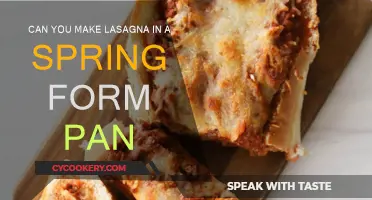 Springform Pan Lasagna: A Recipe Worth Trying?
