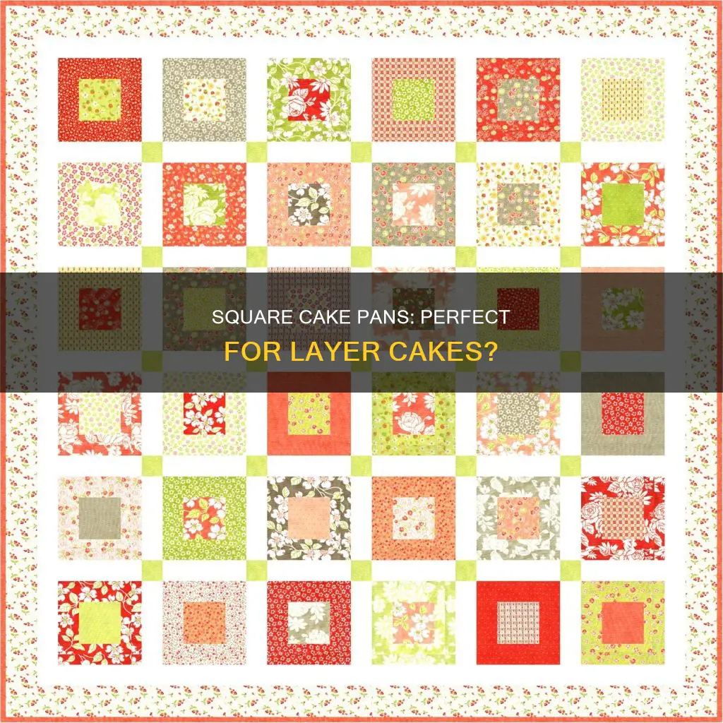 can you make layer cakes in a square cake pan