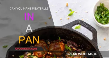 Make Meatballs in a Pan: Quick, Easy, Delicious!